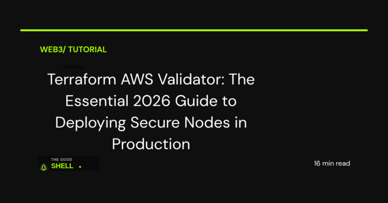 terraform aws validator deployment security guide 2026