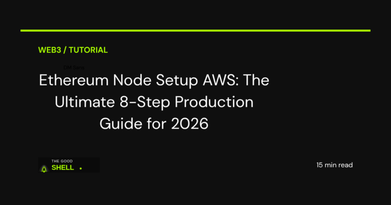 ethereum node setup aws production guide 2026