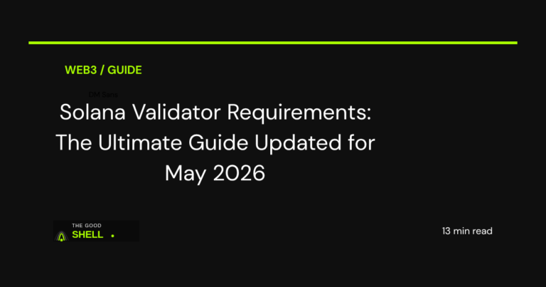 solana validator requirements complete guide 2026