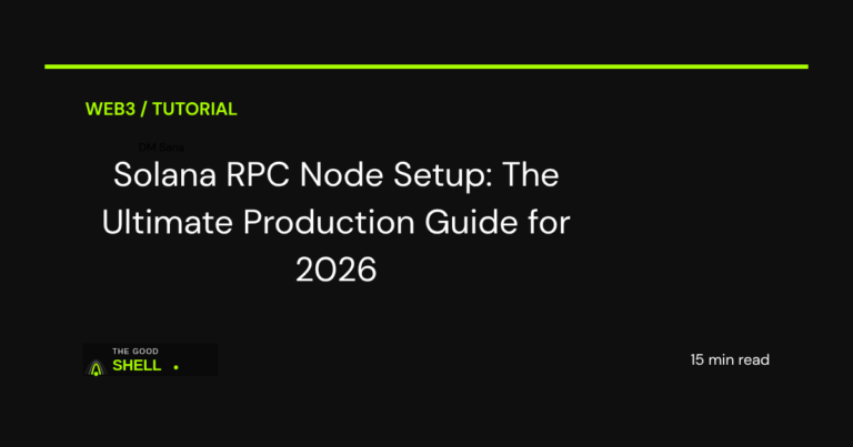 solana rpc node setup production guide 2026